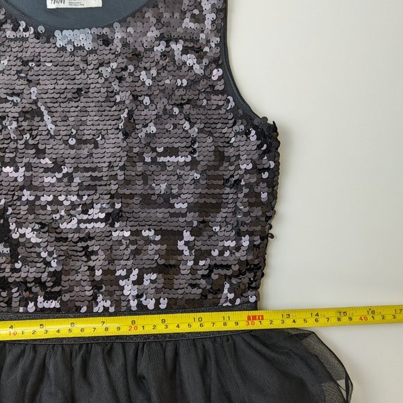 H&M Girls Sequin Sleeveless Dress Medium - Picture 10 of 14